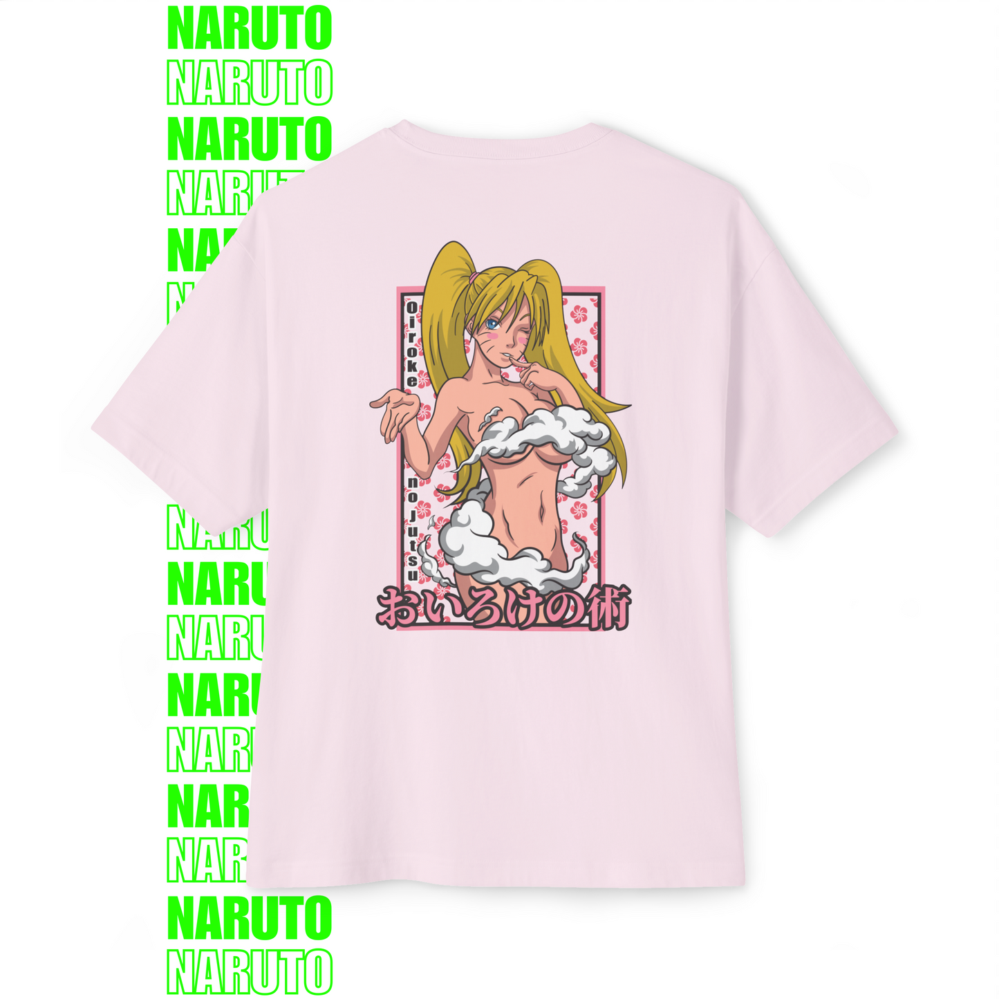 Naruto Sexy Jutsu Oversized T-Shirt (Back Print)