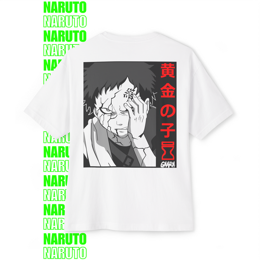 Gaara Sand Storm Oversized T-Shirt (Back Print)