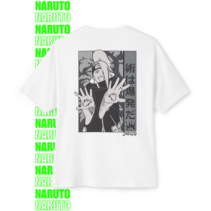 Naruto Manga Showdown Oversized T-Shirt (Back Print)