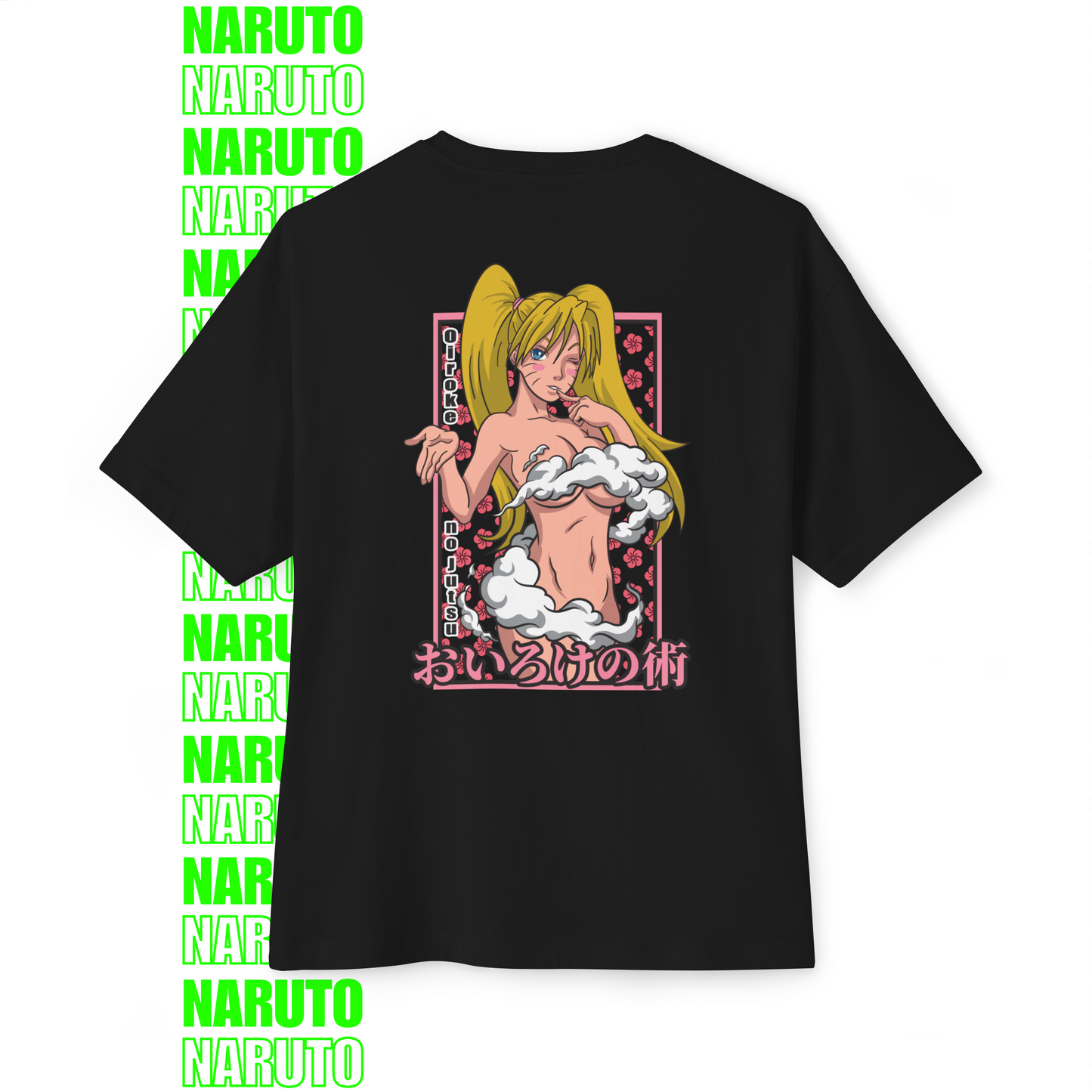 Naruto Sexy Jutsu Oversized T-Shirt (Back Print)