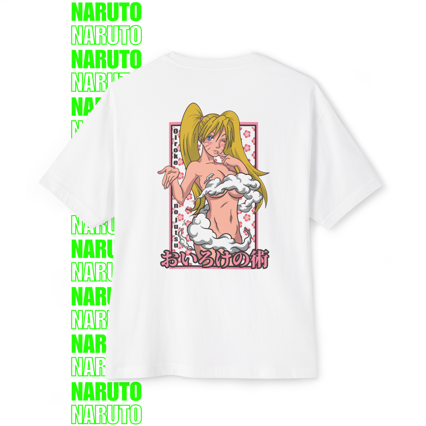 Naruto Sexy Jutsu Oversized T-Shirt (Back Print)