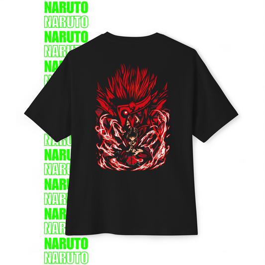 Itachi Crimson Susanoo – Oversized T-Shirt (Back Print)