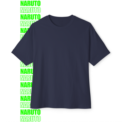 Naruto Power Pose Oversized T-Shirt (Back Print)