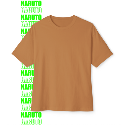Naruto Power Pose Oversized T-Shirt (Back Print)