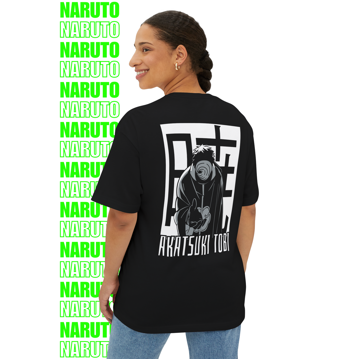 Akatsuki Tobi Oversized T-Shirt (Back Print)