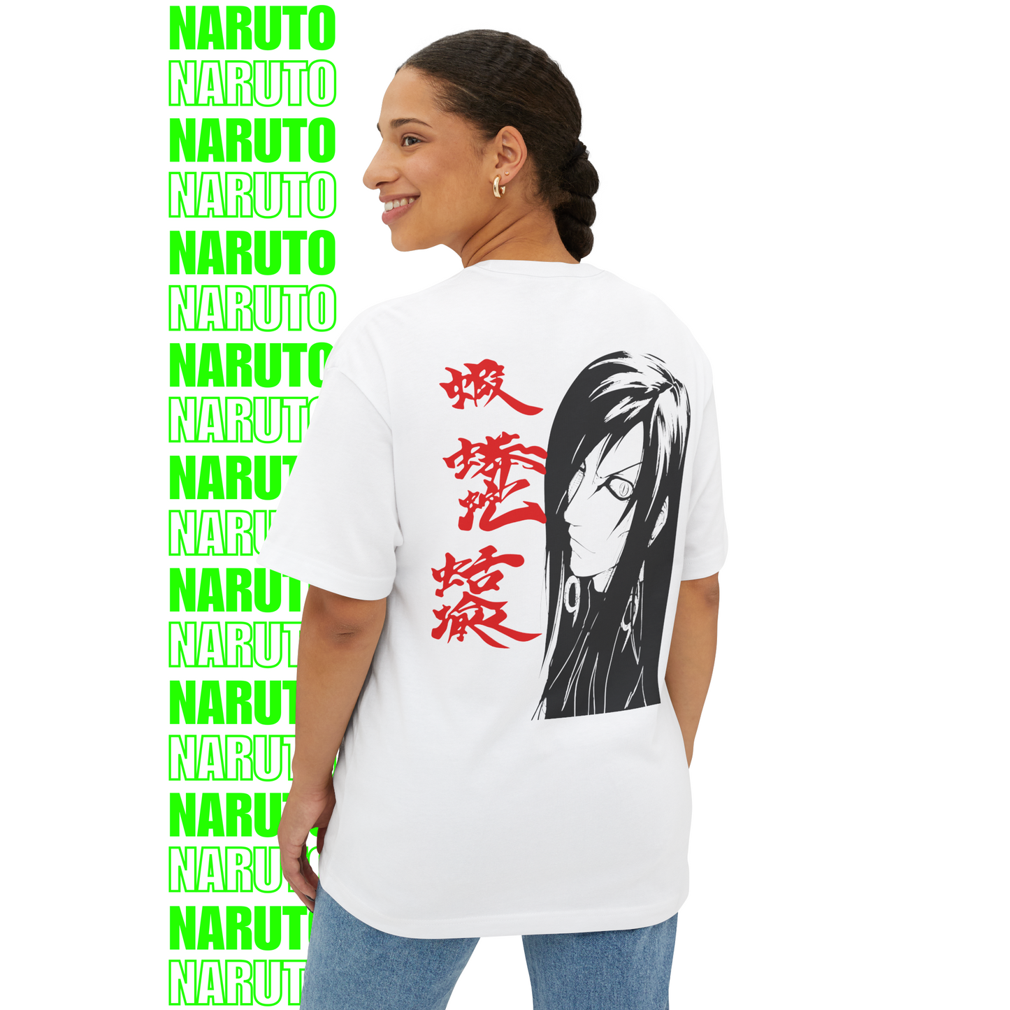 Orochimaru Serpent Spell – Oversized T-Shirt (Back Print)