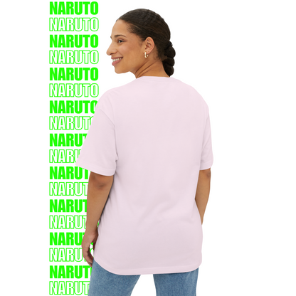 Naruto Red Seal Chakra Oversized T-Shirt (Front Print)