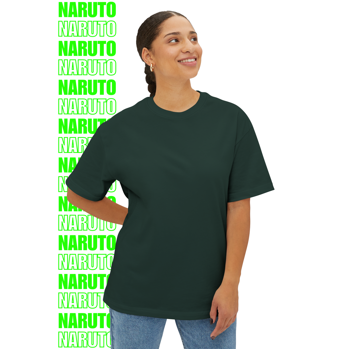 Rock Lee Love Scroll – Oversized T-Shirt (Back Print)