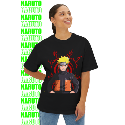 Naruto Red Seal Chakra Oversized T-Shirt (Front Print)