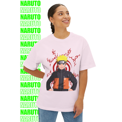Naruto Red Seal Chakra Oversized T-Shirt (Front Print)