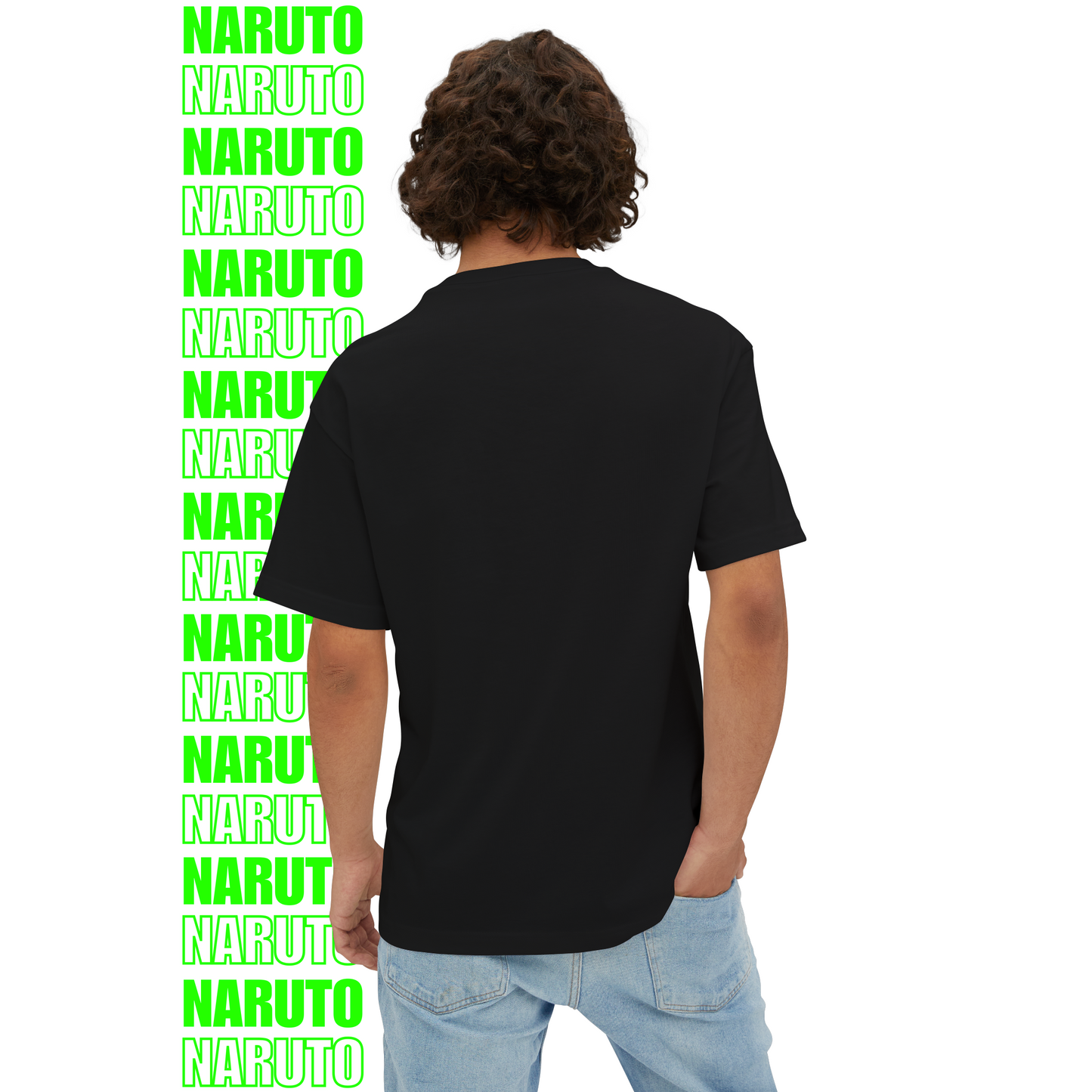 Naruto Red Seal Chakra Oversized T-Shirt (Front Print)