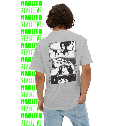 Naruto Manga Panel Oversized T-Shirt (Back Print)