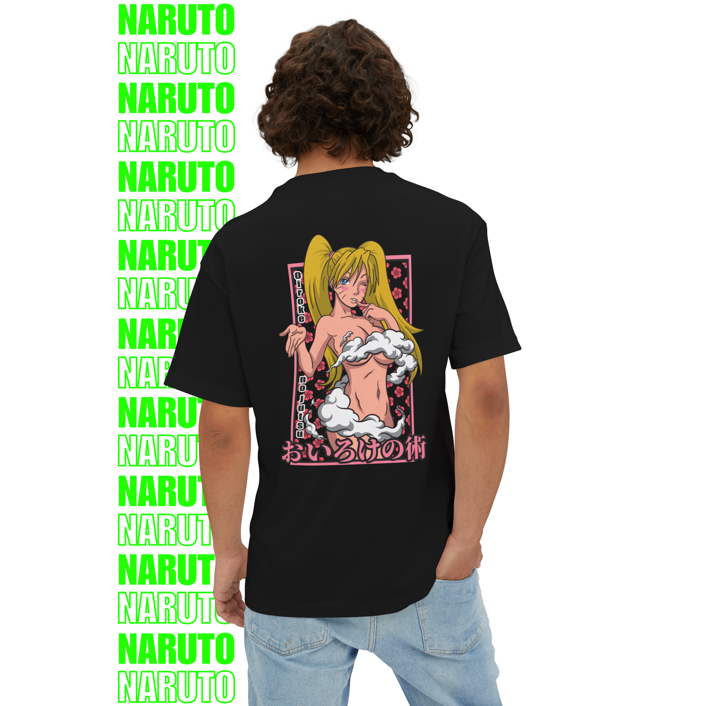 Naruto Sexy Jutsu Oversized T-Shirt (Back Print)