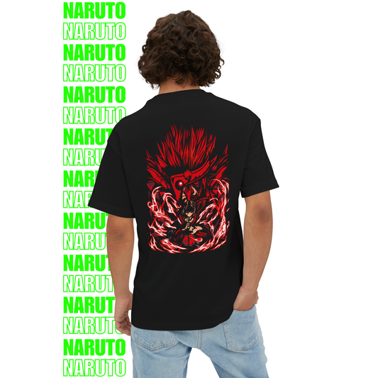 Itachi Crimson Susanoo – Oversized T-Shirt (Back Print)