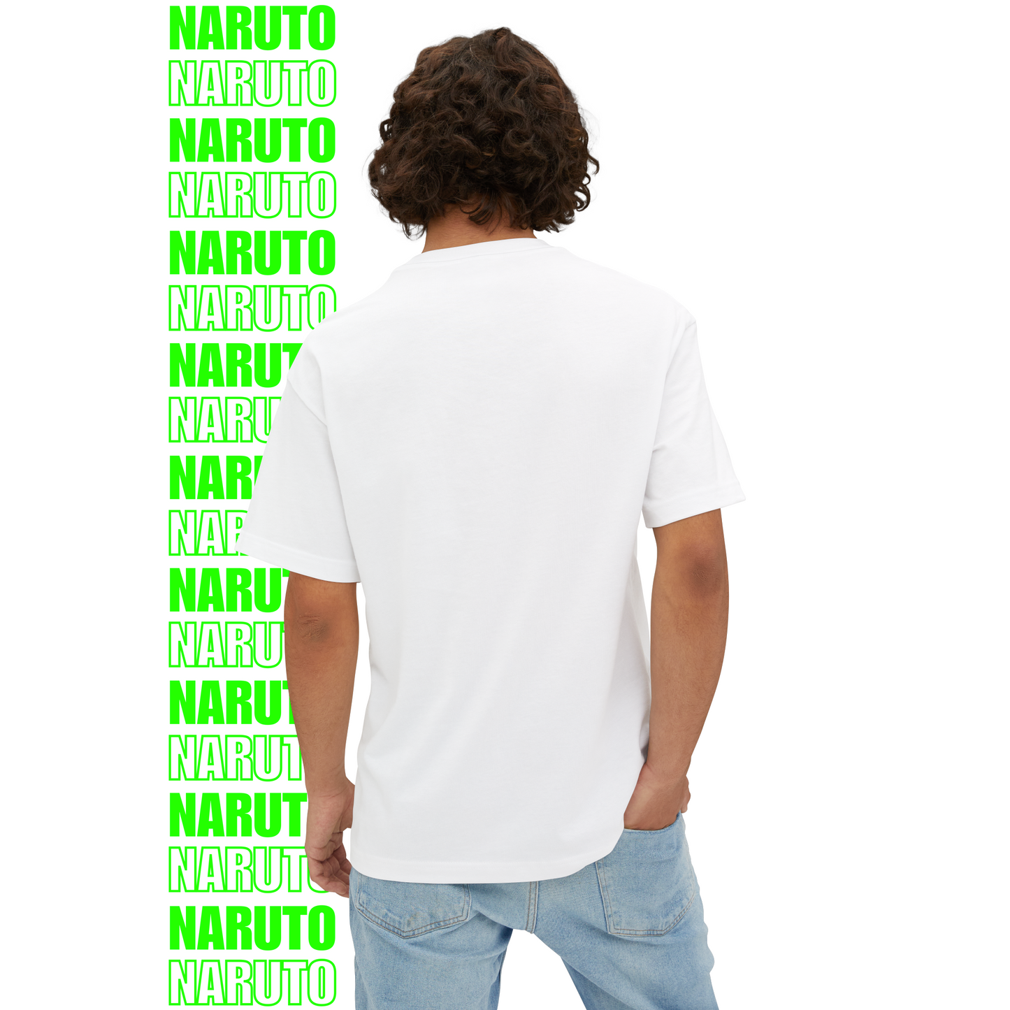 Naruto Red Seal Chakra Oversized T-Shirt (Front Print)