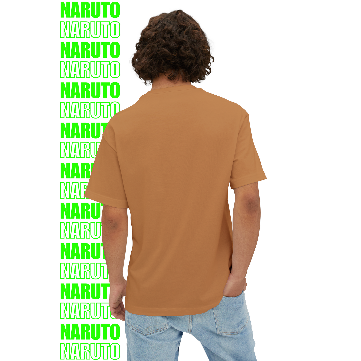 Naruto Red Seal Chakra Oversized T-Shirt (Front Print)