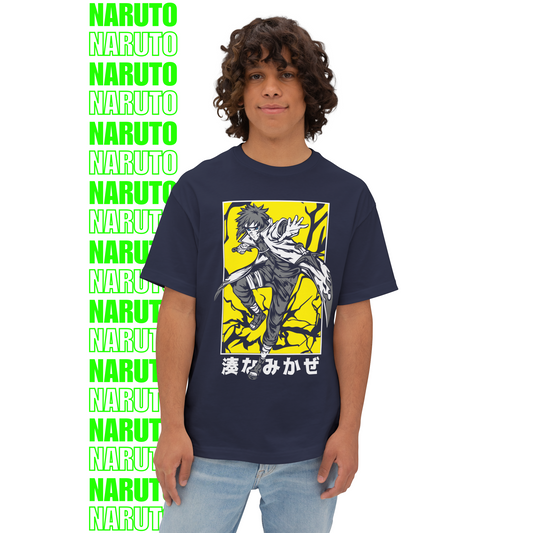 Minato Cold Wind – Oversized T-Shirt (Front Print)
