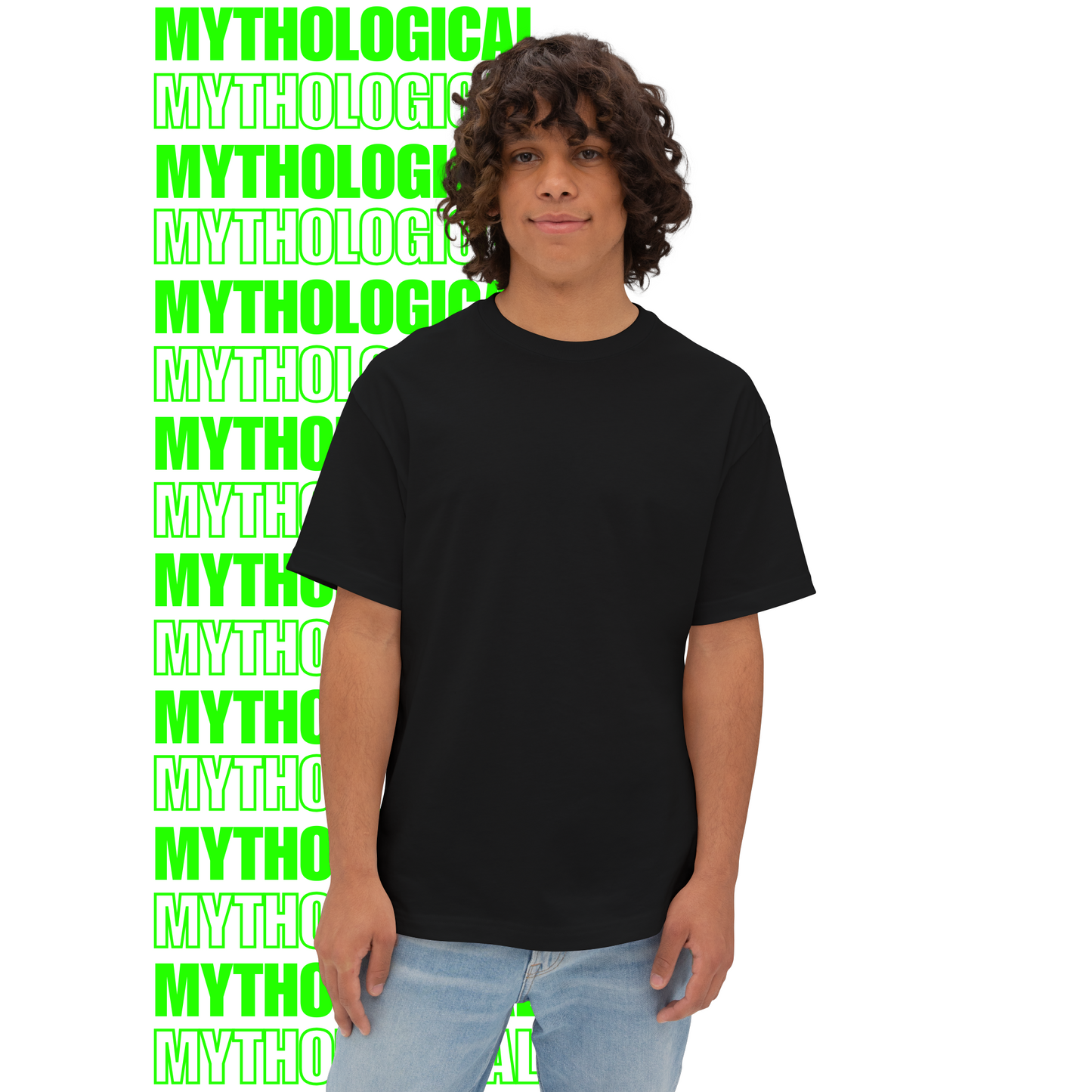 Statuesque Elegance Mythology – Oversized T-Shirt (Back Print)