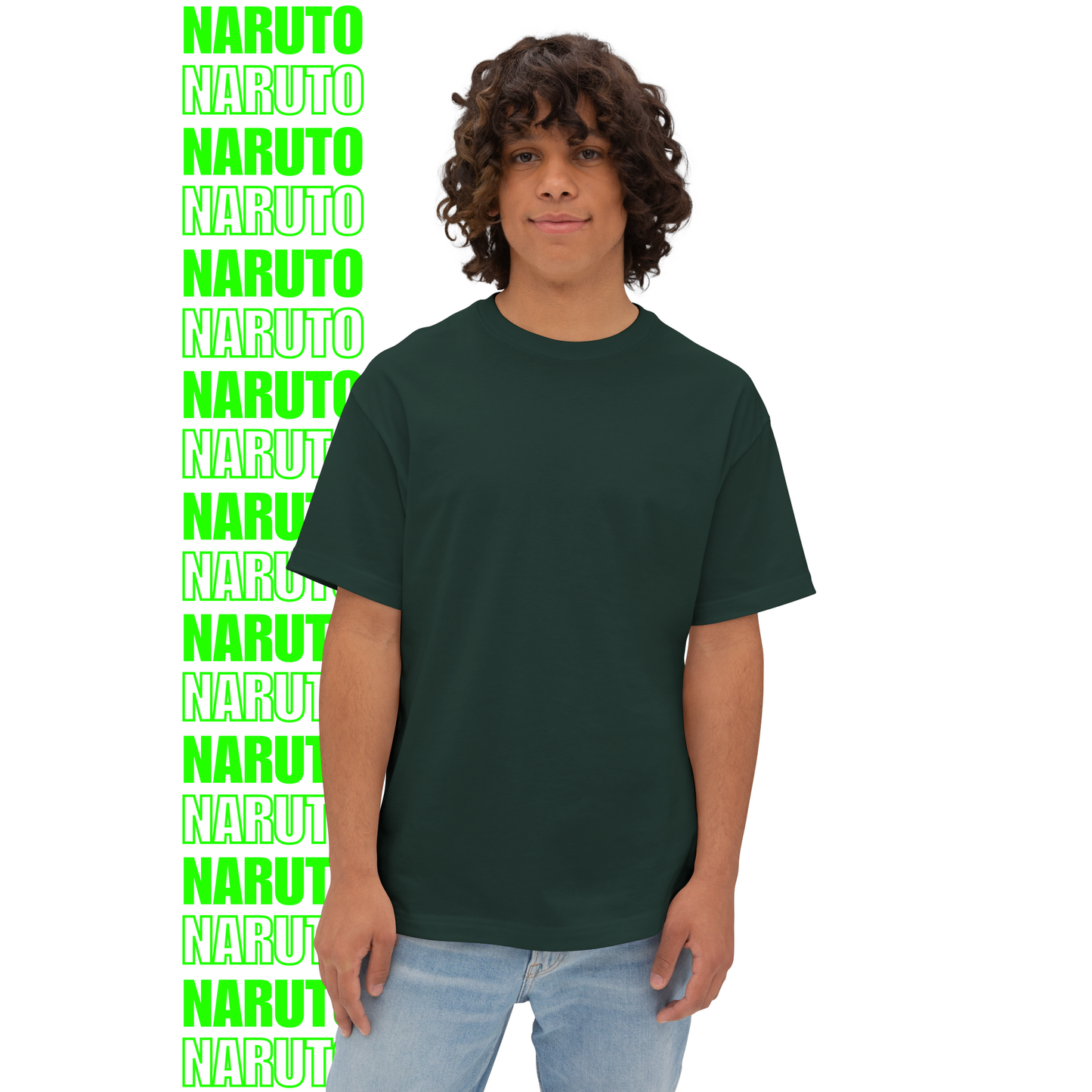 Rock Lee Love Scroll – Oversized T-Shirt (Back Print)