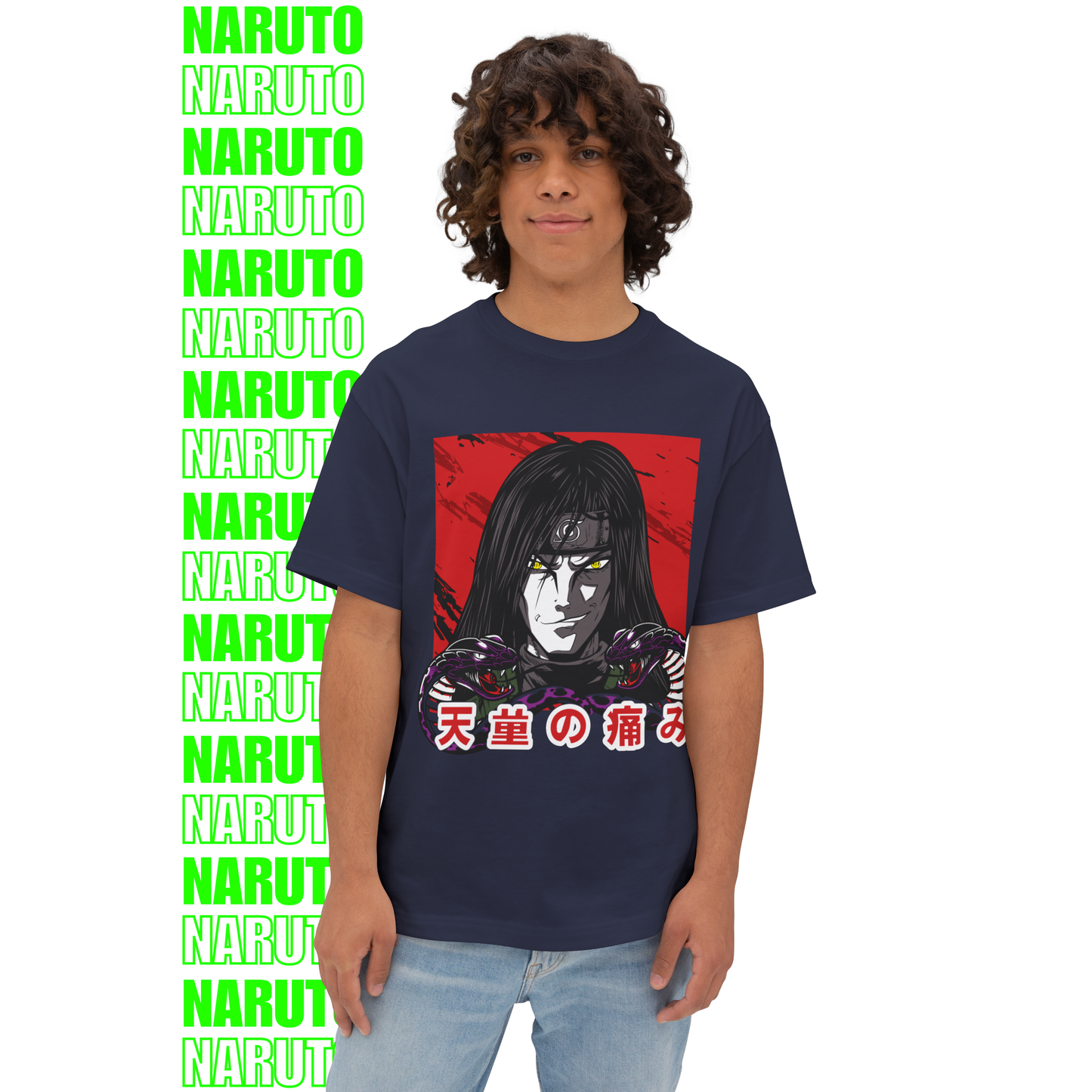 Orochimaru Heaven's Pain – Oversized T-Shirt (Front Print)